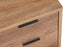Stockwell 2 Drawer Bedside Rustic Oak Effect
